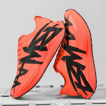 Sports Shoes for Men, Casual Running Shoes, Unisex Jogging Shoes, Popcorn Outsole, Lightweight Breathable Sports Shoes, Women's Non-Slip Shock-Absorbing Athletic Running Shoes 34-44