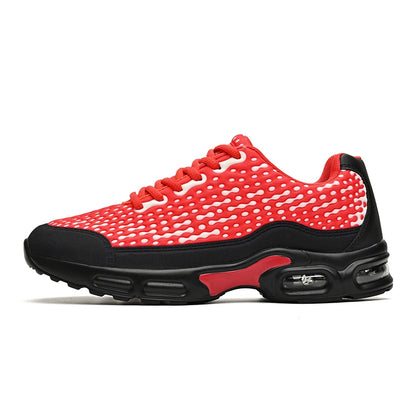 Men's Sports Shoes Lightweight Rebound Soft Sole Fashionable Mesh Breathable Youth Outdoor Running Fitness Training Shoes for Men
