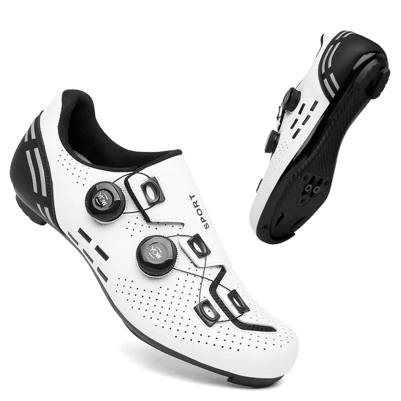 Sapatos de Ciclismo de Alta Qualidade para Homem SPD Autoencaixe Estrada Bicicleta Desporto Sapatos de Ciclismo MTB de Montanha Antiderrapantes para Mulher 36-47