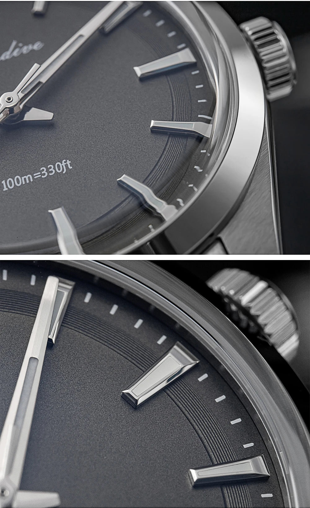 ADDIESDIVE AD2066 Men's Luxury Watch VH31 10Bar Waterproof BGW9 Super Luminous 316L Stainless Steel Reloj Hombre Quartz Watches