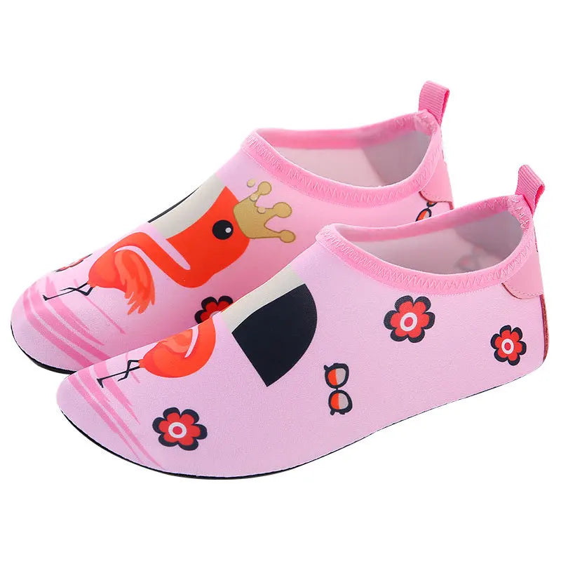 Boys Girls Soft Foldable Water Shoes Kids Beach Summer Outdoor Wading Shoes Swimming Surf Sea Slippers Quick-Dry Aqua Shoes