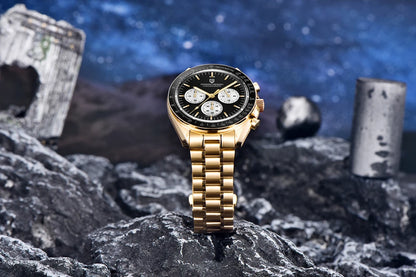 Hodinky PAGANI DESIGN Moon – luxusní quartzový chronograf pro muže, sportovní styl, safírové sklo s antireflexní úpravou, luminiscenční displej