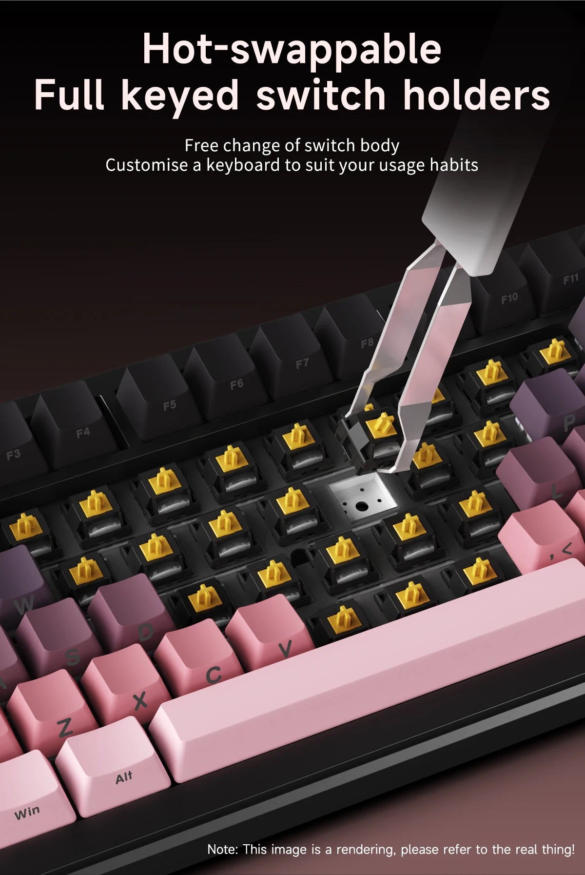 AJAZZ AK820 MAX PLUS Tri-mode TFT Screen Gaming Keyboard 8000mAh dual system hot swap FR4/PC Plate Volume Knob