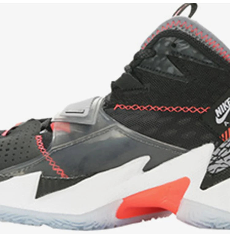 Nike Authentic Outono/Inverno Sapatilhas de Basquetebol Masculinas Mid-Top Desportivas Almofadadas Resistentes ao Desgaste CD3002-006
