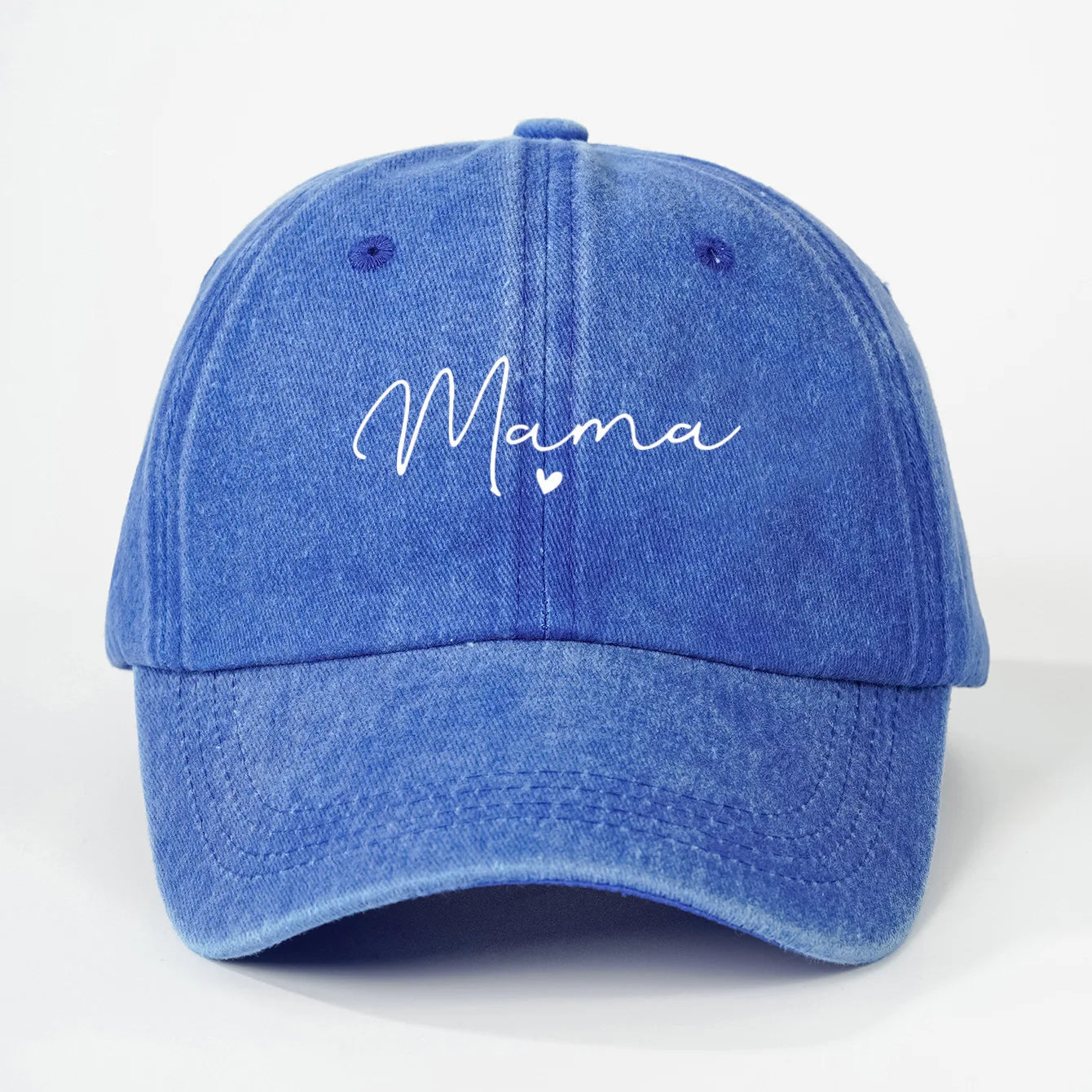 New Printed heart-shaped letters "mama" are fashionable and versatile baseball caps that are suitable for daily outdoor casual w