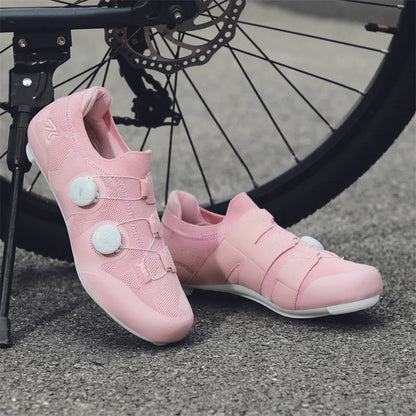Professional Men's Cycling MTB Shoes Route Cleats Speed Road Bike Sneakers Racing Women Flat Bicycle Mountain SPD Biking Footwear