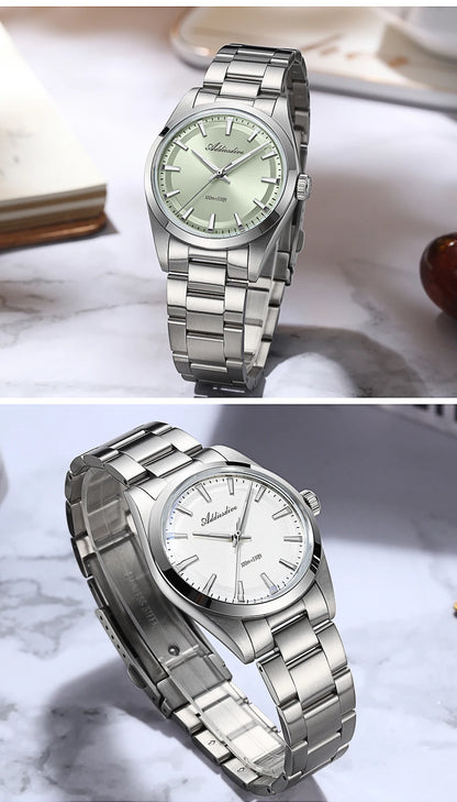 ADDIESDIVE AD2066 Men's Luxury Watch VH31 10Bar Waterproof BGW9 Super Luminous 316L Stainless Steel Reloj Hombre Quartz Watches