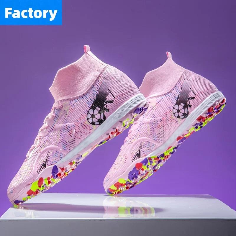 Scarpe da calcio professionali da uomo, scarpe da calcetto con tacchetti, sneakers da calcio ultraleggere per allenamento e sport all’aperto