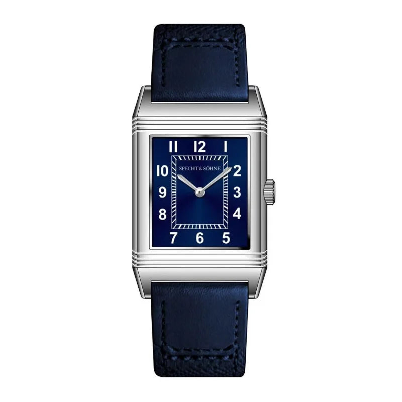 2026 Specht & Söhne New 25.5MM Square Watch For Men Ronda Quartz Movt Sports Watches Ultrathin Stainless Steel 50M Waterproof