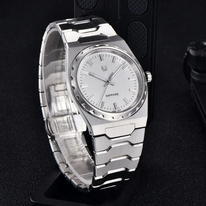 PAGANI DESIGN 2026 New Thin 7mm Fashion Men's Quartz Watch 10Bar Waterproof Stainless Steel Sapphire C3 Upgrade V2 reloj hombre