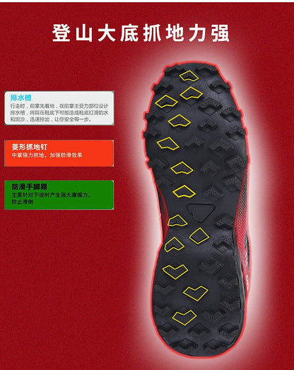 Men Hiking Boots Winter Mountain Safety Outdoor Breathable Wear-Resistant Climbing Timberland Unisex Comfortable Male Sneakers