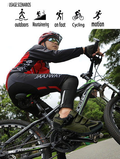 Primavera 2025, scarpe da ciclismo MTB con tacchette da uomo, scarpe sportive in carbonio, velocità, corsa in montagna, scarpe da mountain bike