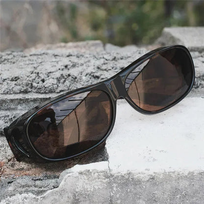 2025Polarized Sunglasses Fit Over Eye Glasses Driving Wrap Shield Goggles Fishing Glasses Sports Sunglasses Night Vision Glasses