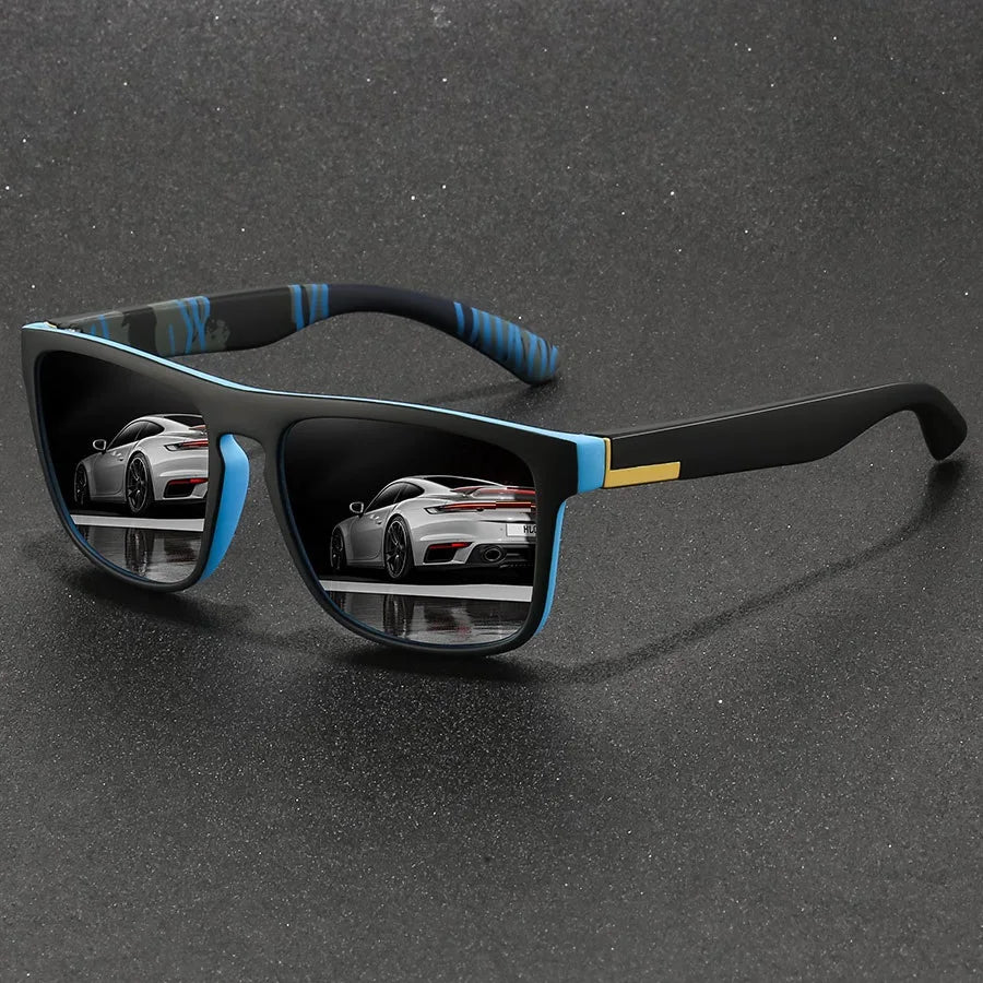 Classic Vintage Fashion Square Sunglasses Fashion Luxury Brand Men Women Fishing Driving Eyewear Designer Sun Glasses