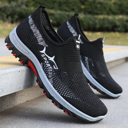 Men's summer sneakers, sporty men's mesh shoes, breathable sports shoes, canvas lightweight sneakers, cheap shoes clearance