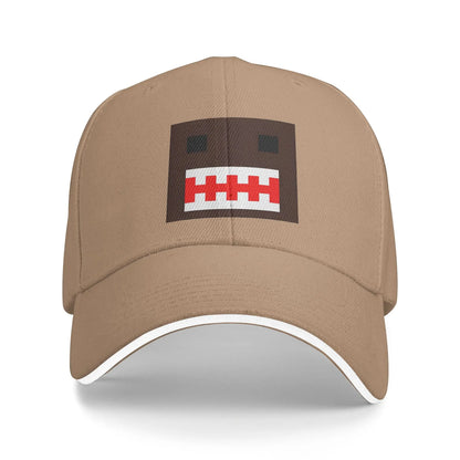 Cappellino PIXEL Domo Kun con volto da bambola, modello Sandwich, per uomo e donna, stile hip-hop e baseball, carino e divertente, regolabile, adatto alla pesca e a tutte le stagioni