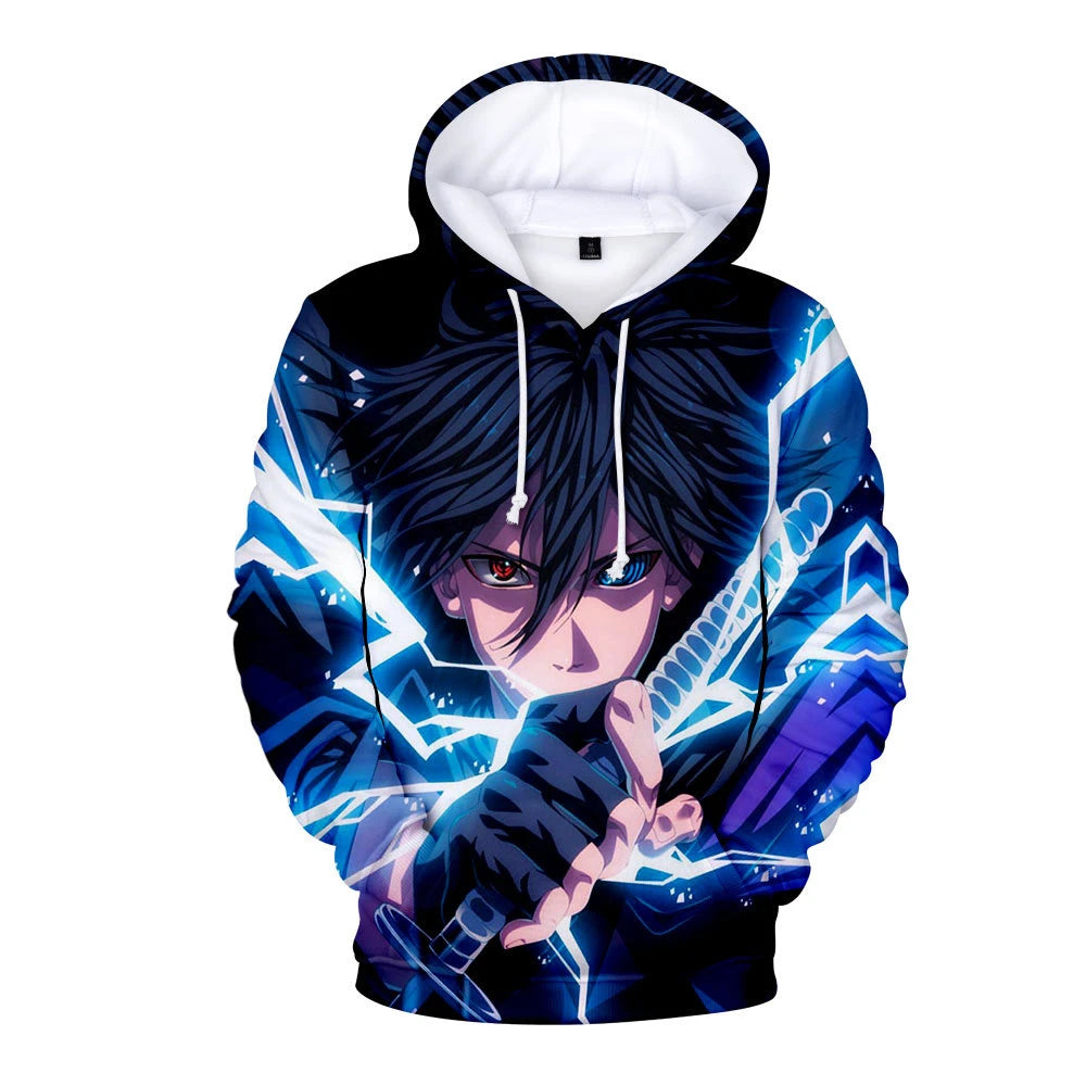 New Naruto Hoodies Character Suit 3D Digital Color Printed Hoodie Sports and Leisure Pullover Hooded Sweatshirt for Men Women