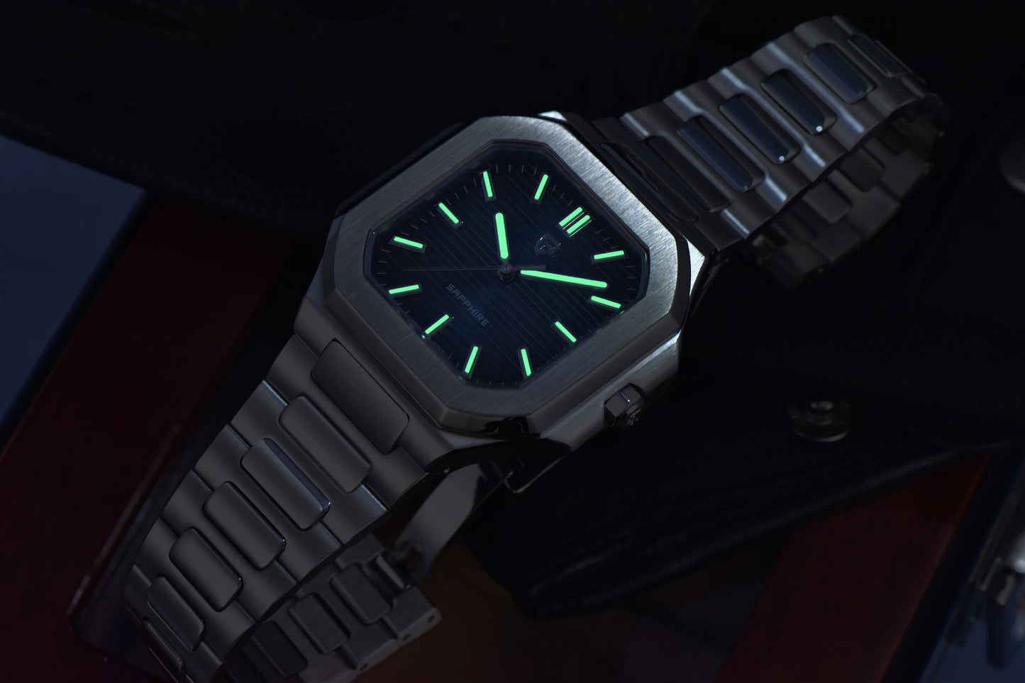 2026 New PAGANI DESIGN Square Quartz Luxury Watch for Men AR Sapphire Mirror Japan Movt Man Watch Luminous 316L All Steel Watch