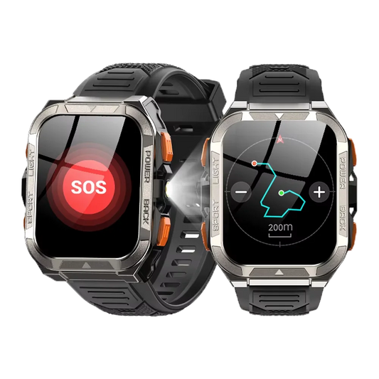 Blackview W80 Pro AI GPT Smart Watch, Precise GPS, 900mAh Battery, 1.43" AMOLED, Flashlight, Waterproof Sport Watch Men & Women