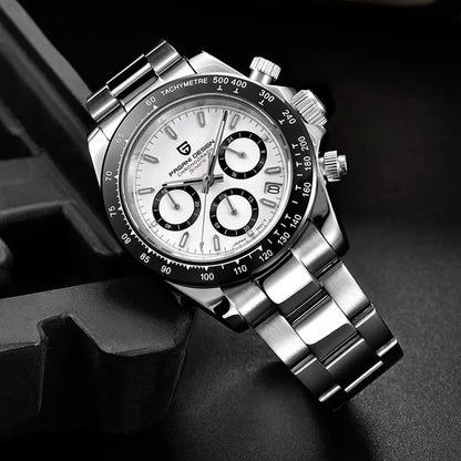 Novo PAGANI DESIGN PD1644 Relógio de Luxo para Homem em Quartzo com Data Automática, Cronógrafo Desportivo de Pulso, Impermeável 100m, Presente para Homem