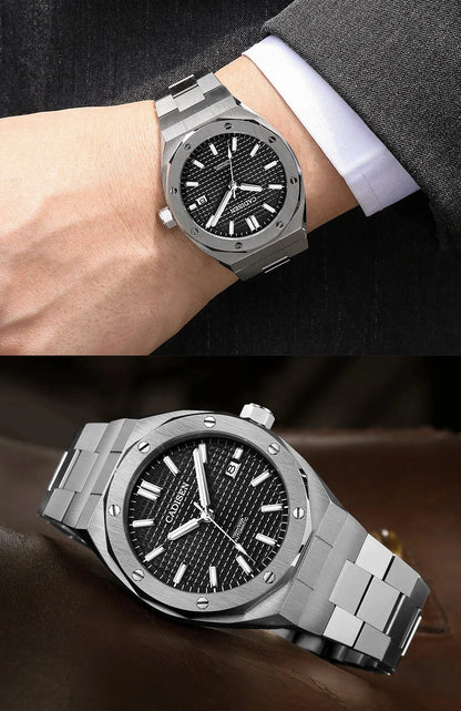 CADISEN Luxury Design 42MM Men Watches Japan MIYOTA 8215 Sapphire Glass Mechanical Automatic Watch Men 100M Waterproof