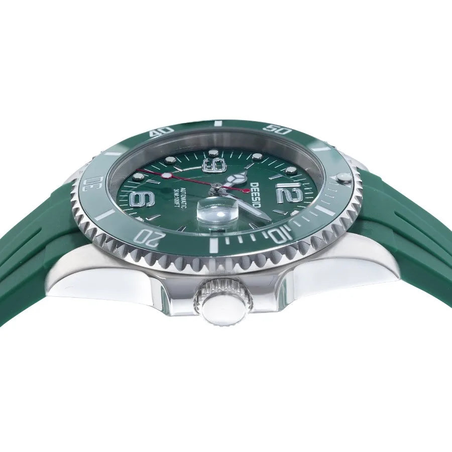 DEESIO Men's Automatic Mechanical Watch Stainless Steel Luminous Date Sports Casual Luxury Watch Gift for Men Sapphire Crystal