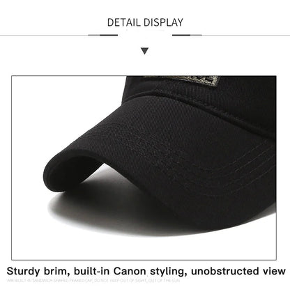 Four Seasons Hats Men's Trendy Hats Korean Casual Hats Spring and Autumn Outdoor Sunhats Camouflage Sunscreen Men's Baseball Caps