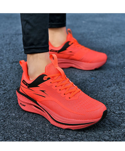 Men's Sports Running Shoes Marathon Air Cushion Breathable Lightweight Comfortable Women's Outdoor Athletic Sneakers Jogging Tennis