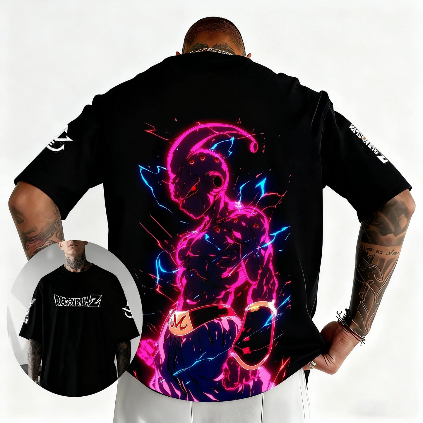 Dragon Ball Japanese Anime Printed Men's T-Shirt Majin Buu Boys Children Harajuku Short Sleeve Kids Goku T-shirt Summer Clothing