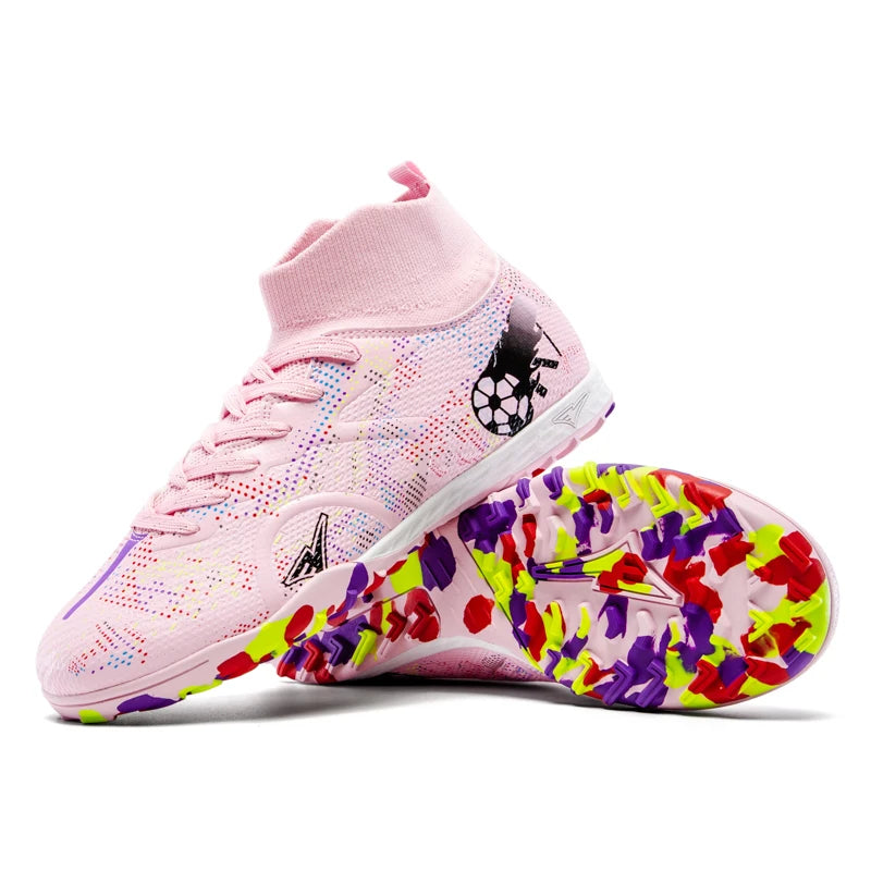 Men Soccer Shoes Breathable Football Boots Futsal Ultralight Professional Training Sneakers Unisex Grass Cleats Match Sport