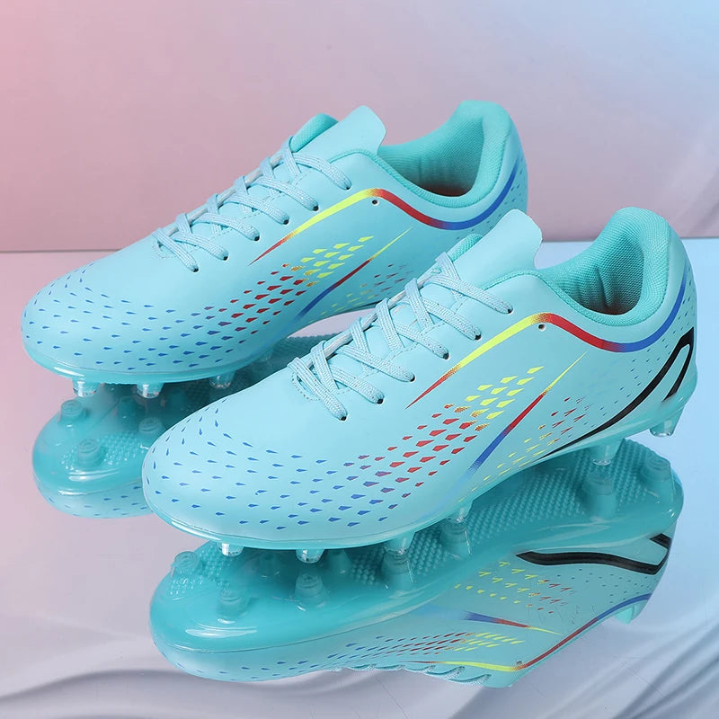 New Men Soccer Shoes High-top Futsal High-quality Cleats Grass Non-Slip Football Boots Match Sneakers Indoor Hot-selling FG/TF