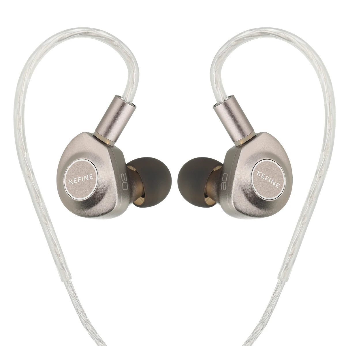 Auscultadores intra-auriculares com fio Kefine X ANELEARS Delci AE 10mm HiFi IEM – Monitores In-Ear com driver DLC+PU e afinação dupla para música e gaming