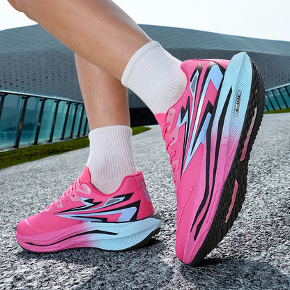 Zapatillas deportivas unisex de moda con cordones, amortiguación, antideslizantes y con rebote, calzado de entrenamiento para running, nuevas zapatillas fitness para exterior 2026