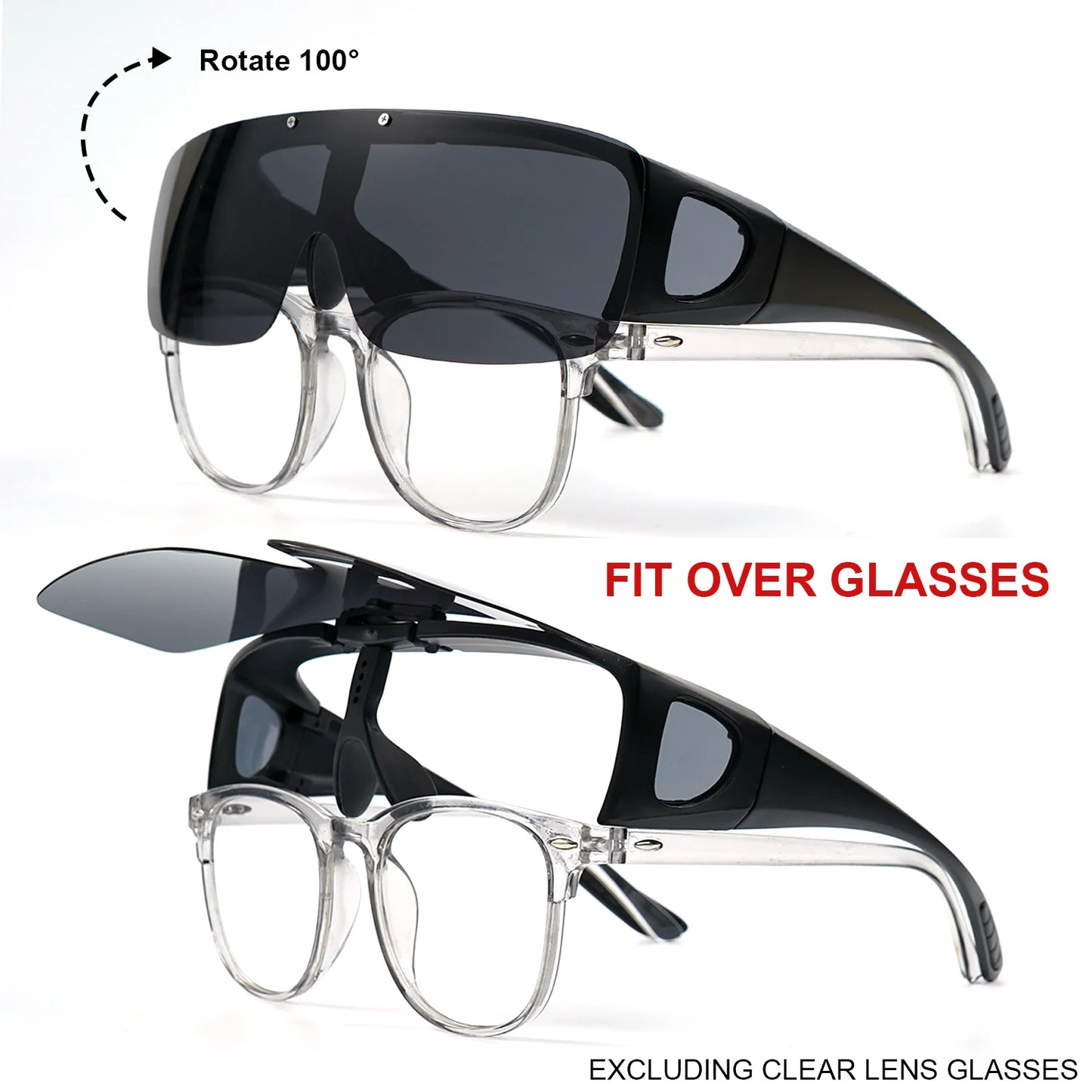 Fit Over Sunglasses Sun Glasses Sunnies Shades Fashion Glasses for Men Women Protection Wrap Around Driving Glasses Eyewear