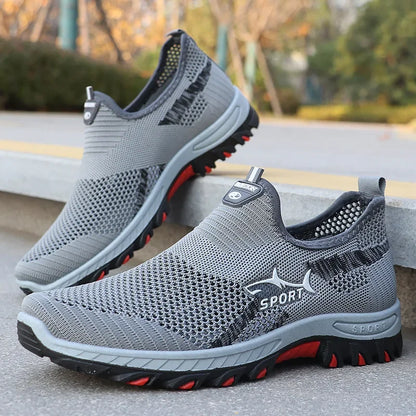 Men's summer sneakers, sporty men's mesh shoes, breathable sports shoes, canvas lightweight sneakers, cheap shoes clearance