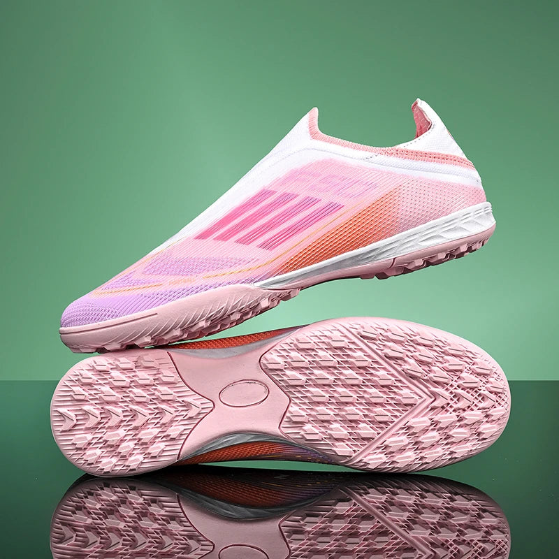 Nouvelles chaussures de football pour hommes, crampons de sport d'extérieur pour garçons et adultes, bottes de football d'entraînement respirantes, antidérapantes, à crampons longs, confortables