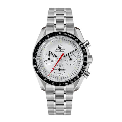 Watchdives WD1863 39mm VK63 Chronograph Watch OTF Clasp Sweep Quartz Movement Sapphire Luminous 100m Waterproof Watches
