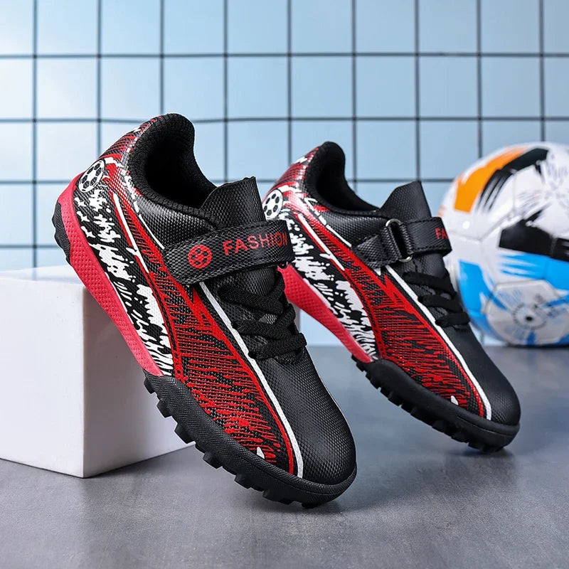 Chaussures de football pour hommes, légères, antidérapantes, crampons de football TF, chaussures de sport pour garçons, chaussures de terrain synthétique, chaussures de futsal pour l'extérieur, chaussures de sport.