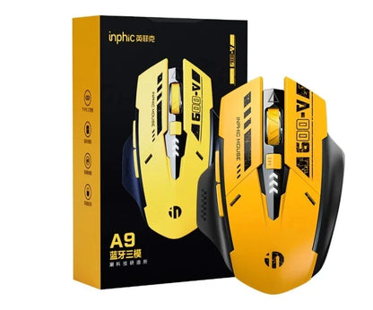 Inphic A9 V2 Wireless Gaming Mouse – 12800 DPI Rechargeable Ergonomic Mouse