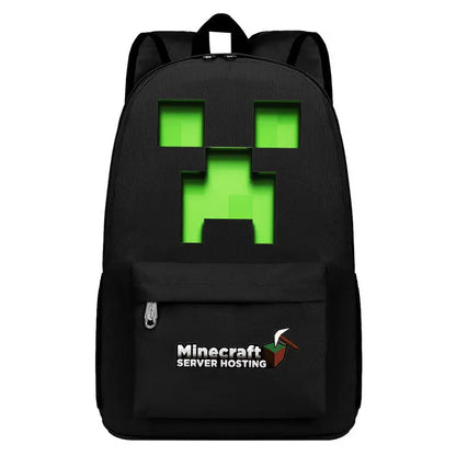 Minecraft Enderman Creeper Graphic Printed Backpack Large Capacity Lightweight Fashion Casual For Daily Travel Outdoor Leisure