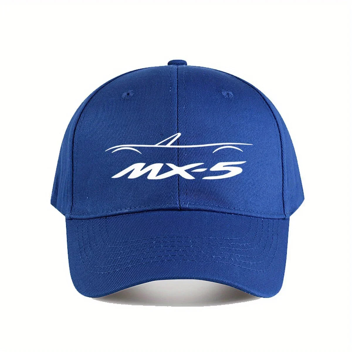 Șapcă de baseball MX5 NA pentru bărbați și femei – Șapcă elegantă din poliester negru cu logo alb, rezistentă, potrivită pentru pescuit în aer liber și ținute casual