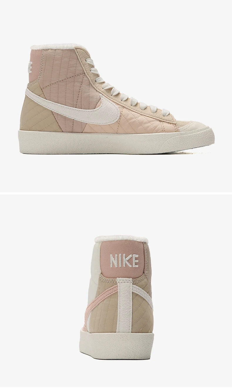 Nike Official Genuine BLAZER Pioneer — Sapatilhas casuais desportivas de cano alto para mulher DO7445-261