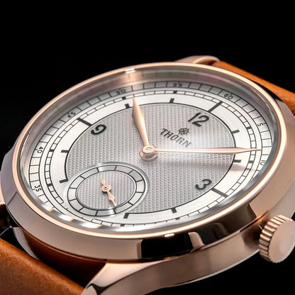 Thorn T001 Quartz Watch Fashion Sapphire Waterproof Grilled Men Watch VD78 Movement 316L Stainless Steel Business Luxury Watch