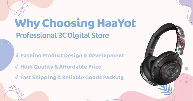 New Wireless Gaming Headphone, Bluetooth 6.0, 53mm Titanium Drivers, 7.1 Virtual Surround Sound, 15ms Zero-Latency, for PC/PS5/Mobile