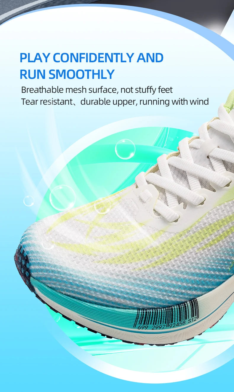 ONEMIX 2025 Sapatilhas de Corrida Desportivas para Homem e Mulher com Placa de Carbono, Respiráveis, Amortecimento, Antiderrapantes, PB, Leves e com Retorno de Energia