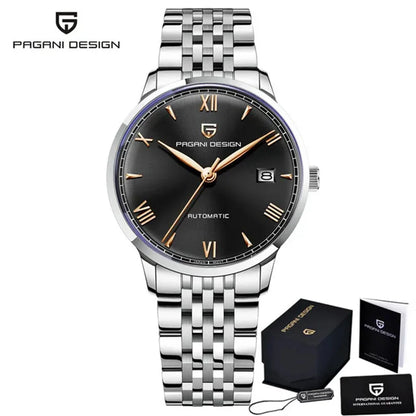 PAGANI DESIGN 40MM Pilot Men Mechanical Watch Luxury Sapphire Glass Automatic Watch 100M Waterproof NH35 Wristwatch For Men