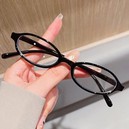 1/4pcs New Casual Elliptical Sunglasses Female Multi Color Frame Glasses Fashion Small Frame Design UV400 Sun Glasses Unisex
