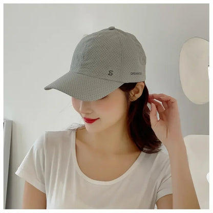Fashion Design Running Cap Thin Quick Drying Breathable Duck Tongue Outdoor Men's Sun Summer Fishing Avisor Baseball Cap