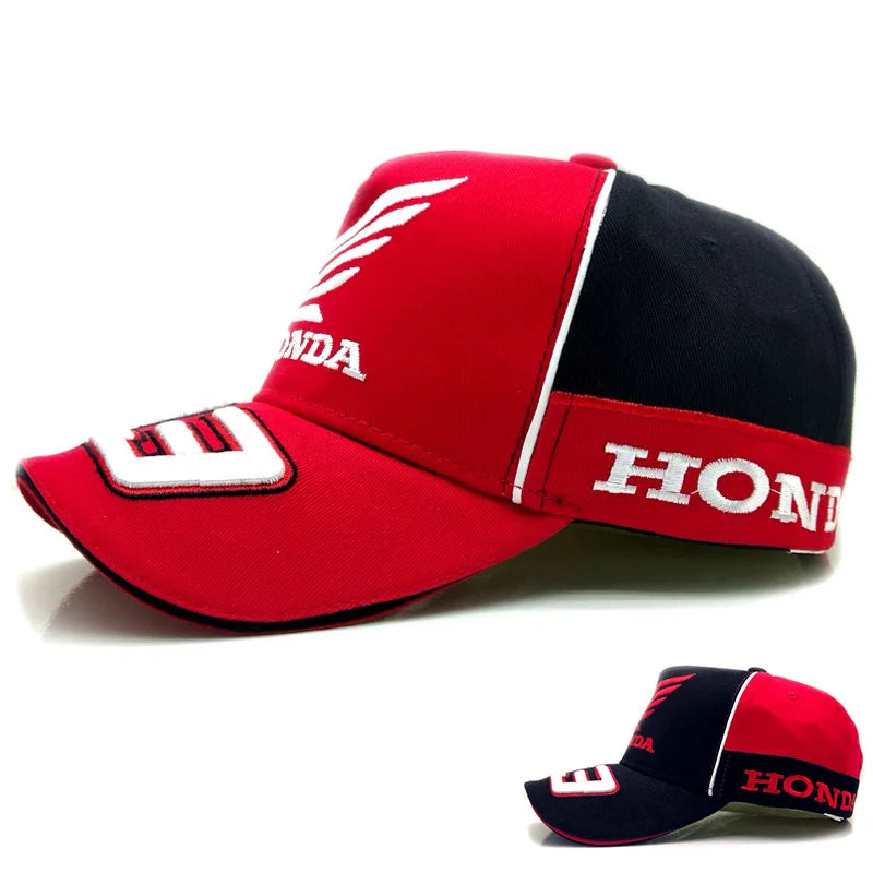 Motorcycle Racing Honda 93 Baseball Cap Men's and Women's Summer Fashion Embroidered Sun Hat Outdoor Sports Hat