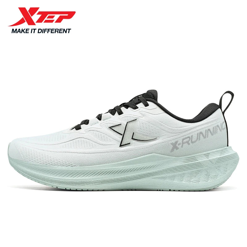 Xtep Running Shoes for Men 2025 Winter Trendy Shock Absorption Cushioning Non-Slip Comfortable Lace-Up Sneakers 875419110045